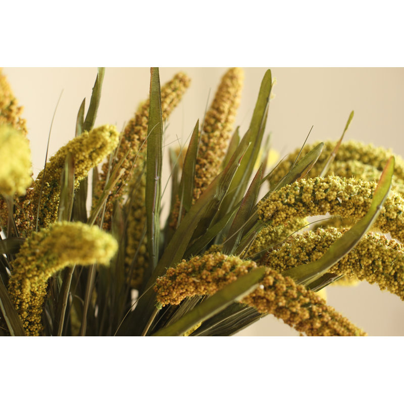 Tige de millet artificielle, Vert