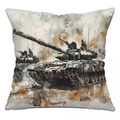 Coussin Tanks, coussins en coton militaire