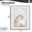 Giclée encadrée de licorne enchantée, design par Christine Simpson Art-1029686204-1029686192