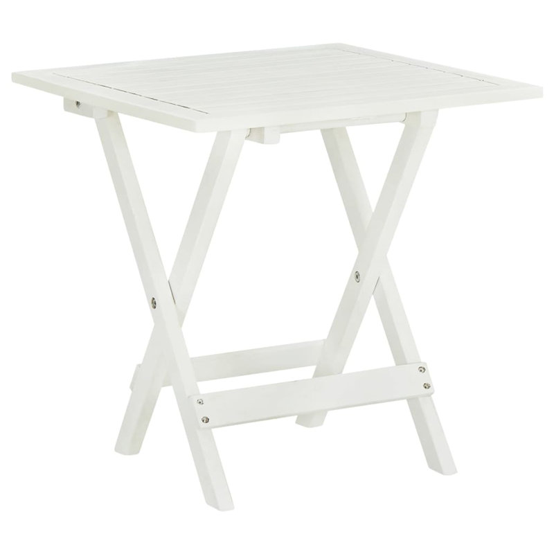 Rylie Square Folding Outdoor Coffee Table , 46cm cm W 46cm cm D, White