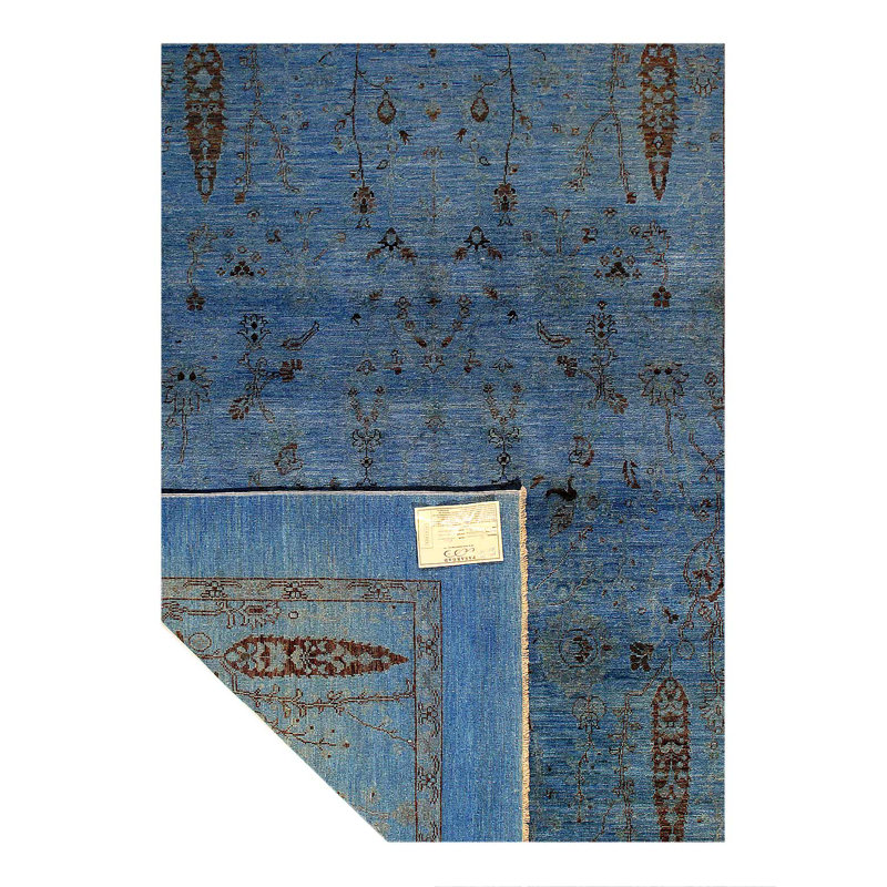 One-of-a-Kind Rectangle 5'5" X 7'8" Hand Knotted Area Rug