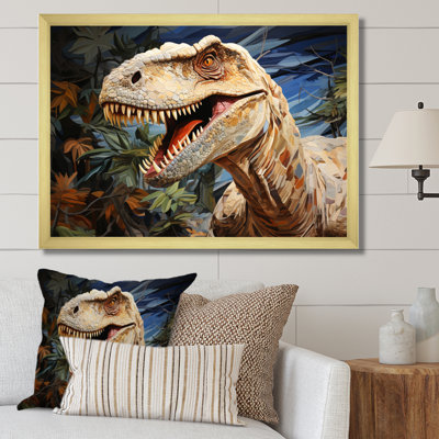 «Dinosaur Prehistoric Legacy Pastoral I», reproduction sur toile