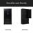 Tall Bathroom Storage Cabinet, Cabinet With Two Doors And Drawers, Adjustable Shelf, MDF Board-713852274