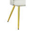 Chaise d'appoint en cuir synthétique Gaines