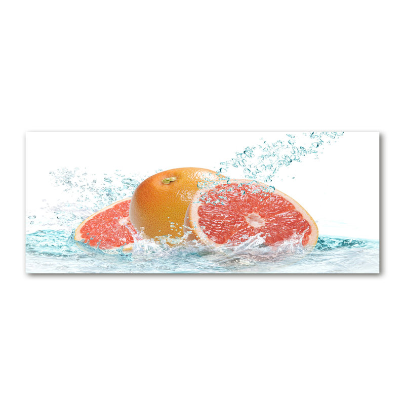 Grapefruit - No Frame Print, 50cm H x 125cm W x 2cm D, Canvas