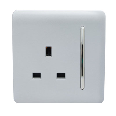 Trendi Switch 1 Gang 13 Amp Switched Plug Socket
