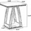 Table d'appoint moderne avec tablette de rangement, table de bout multifonctionnelle pour le salon, le canapé, la chambre à coucher et le bureau, fabrication en bois d'ingénierie durable