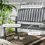 Banc de jardin en métal Altha-2053079816