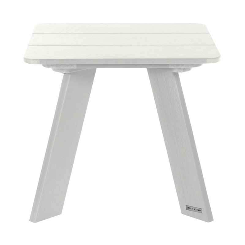 Table d'appoint en plastique Byrnes, Blanc