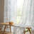 Cecily Aqua Burnout Printed Curtain Panel Pair 50x84"-306411568