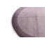 Tapis rond rond mauve Indira
