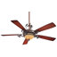 56" Napoli 5 - Blade LED Standard Ceiling Fan with Pull Chain and Light Kit Included