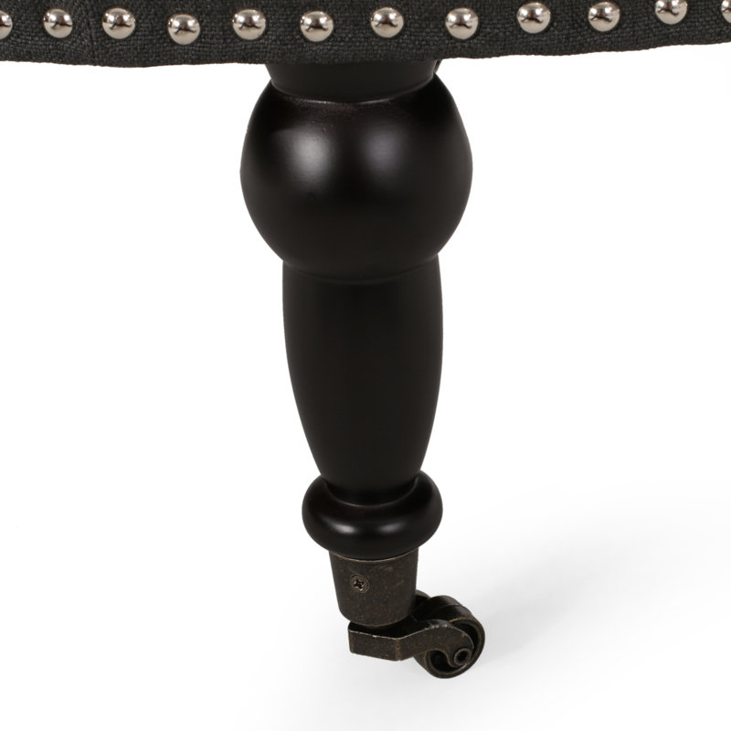 Repose-pieds avec roulettes, Black