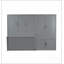 Grand lit escamotable mural avec placard, gris-1351773165