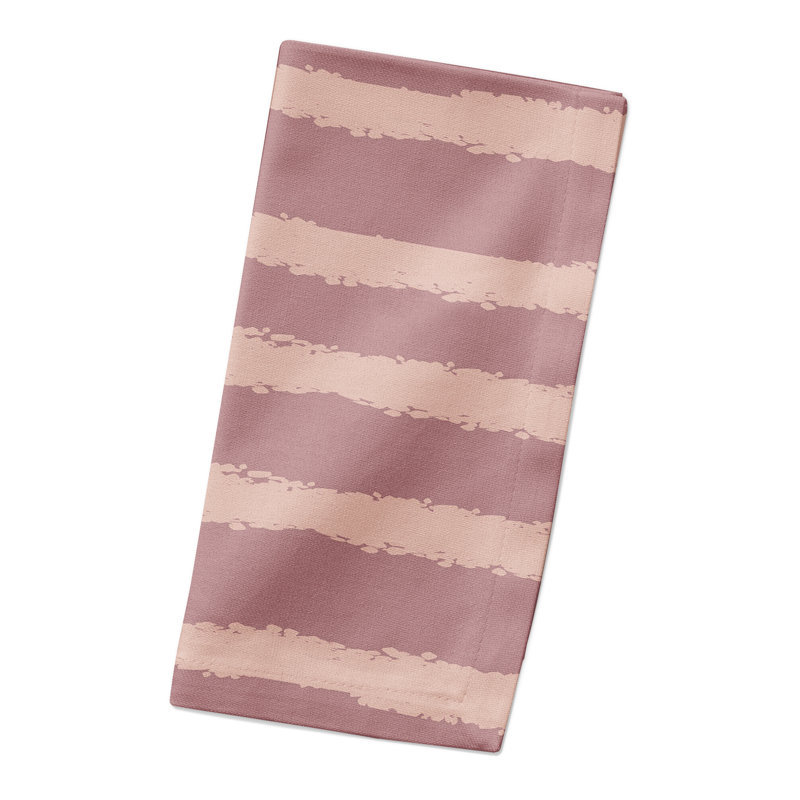 Serviette en coton 10 po, Rose