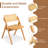 Wood Armless Folding Chairs(Set Of 2)-381314659