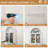 31.4"H Arched Wall Glass Bathroom Cabinet-109161399