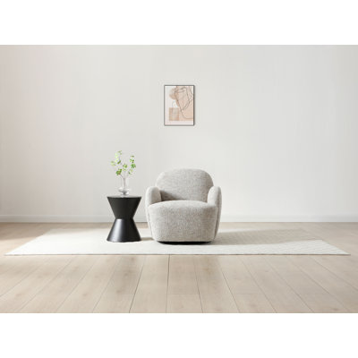 Upholstered Swivel Armchair
