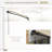 Outsunny Retractable Awning, Patio Awning Sunshade Shelter with Manual Crank Handle, 280gsm UV Resistant Fabric and Aluminum Frame for Deck, Balcony, Yard-117184919-117184918