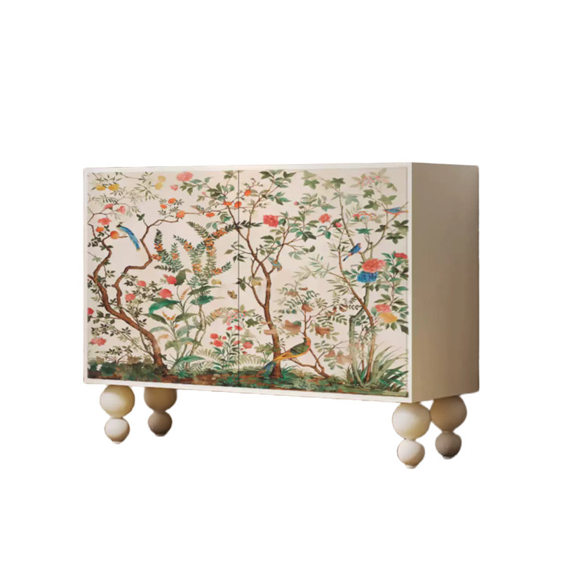 Accent Cabinet Entrance Cabinet Side Cabinet, White