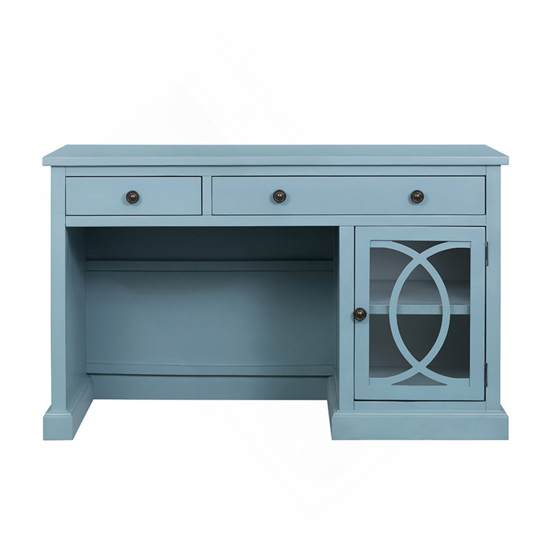 Bureau bleu 50 x 26 x 31 po, Bleu