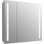 Verdera® Recessed or Surface mount Frameless Medicine Cabinet 2 Shelves Lighting Electrical Outlet