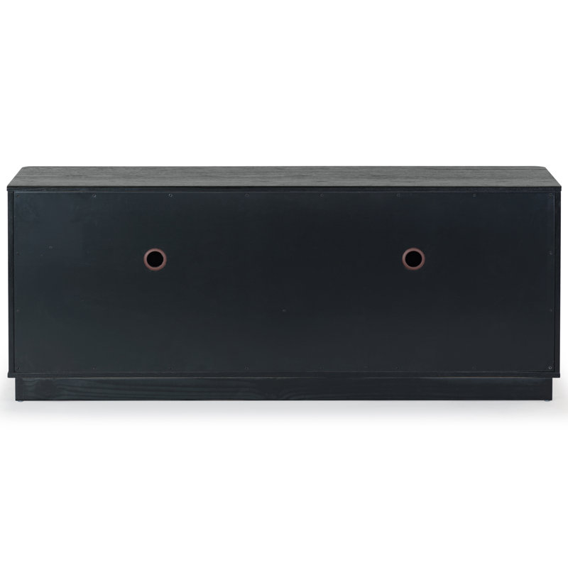 Gabrietta Media Console TV Stand, Black
