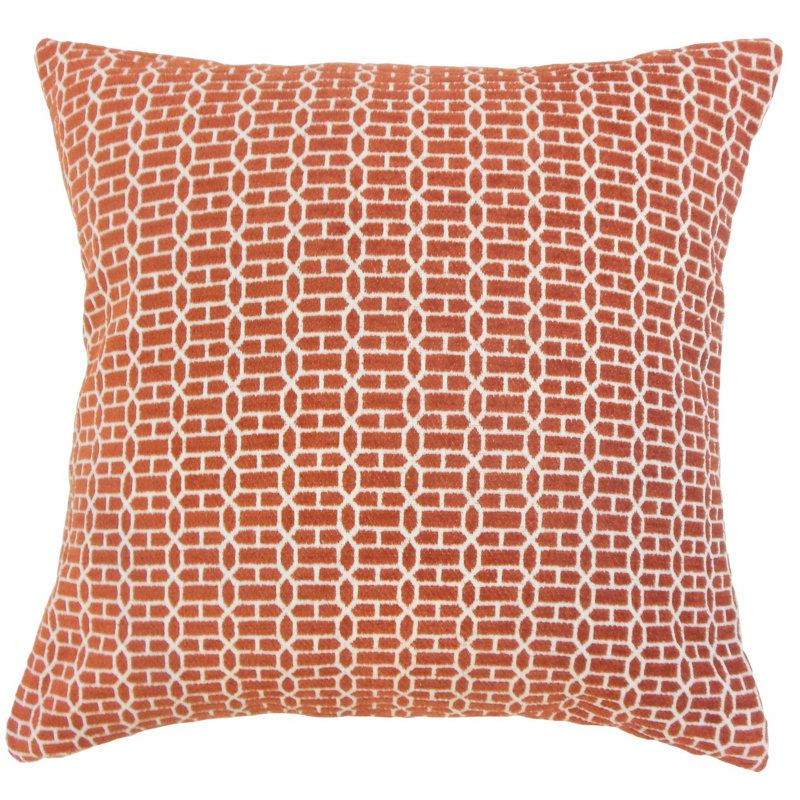 Housse de coussin tenauri géométrique, 18 po x 18 po