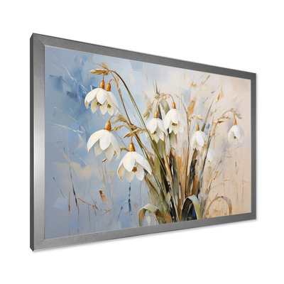 " White And Blue Snowdrops Simplicity II "