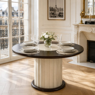  Paris Chic 48" Round Dining Table