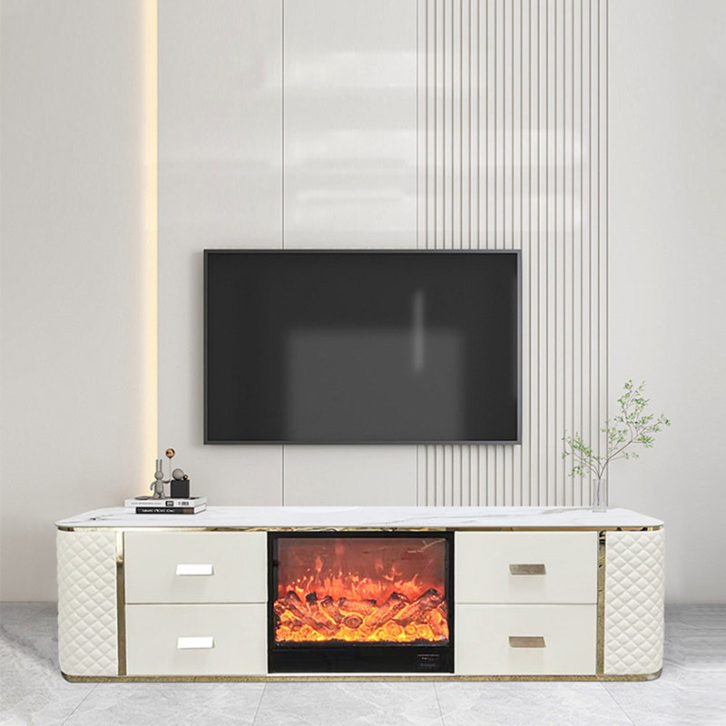 Meuble télé Modern Rock, H 17,72 po x L 78,74 po x l 15,75 po