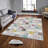 Premium Polyester Area Rug (5.2 x 7.5 ft), 100% Antibacterial, Non-Slip Underside, 0.3 in Pile Height | Machine Washable, 3D Digital Print, Durable Woven Carpet | Ideal for Living Room, Bedroom & Dining Spaces-395028993