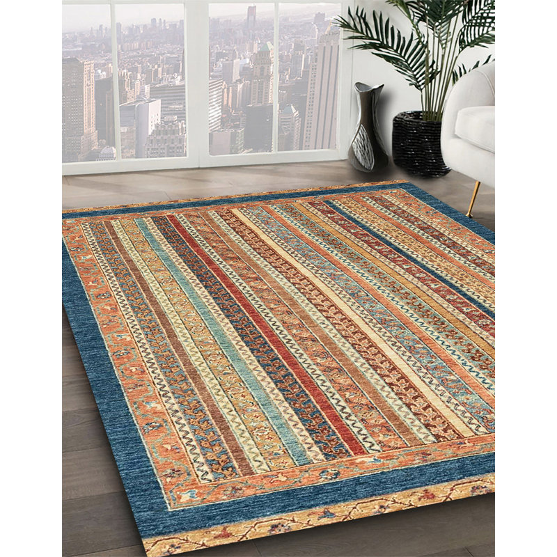 Abstract Indoor Rug, Square 3'
