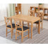 4 - Person Solid Oak Dining Set