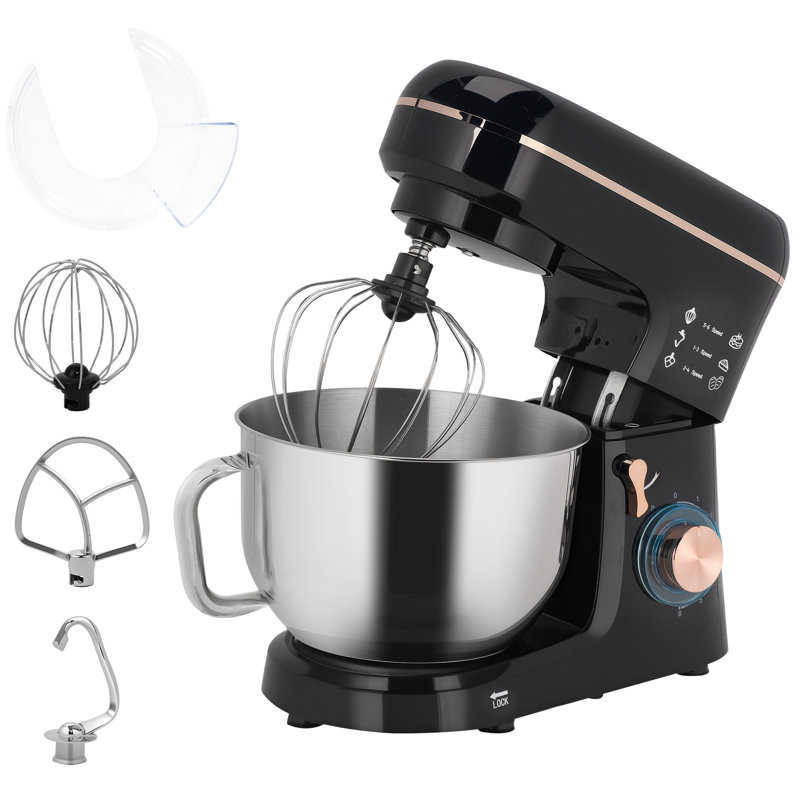 HOMCOM 6 Speed 169ml Countertop Blender, Black