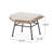 Montana Faux Rattan Outdoor Patio Ottoman With Cushion (Set Of 2)-391331087