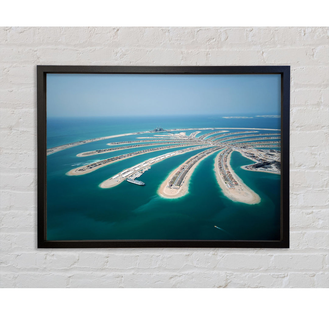 Palm Islands - Einzelner Bilderrahmen Kunstdrucke auf Leinwand