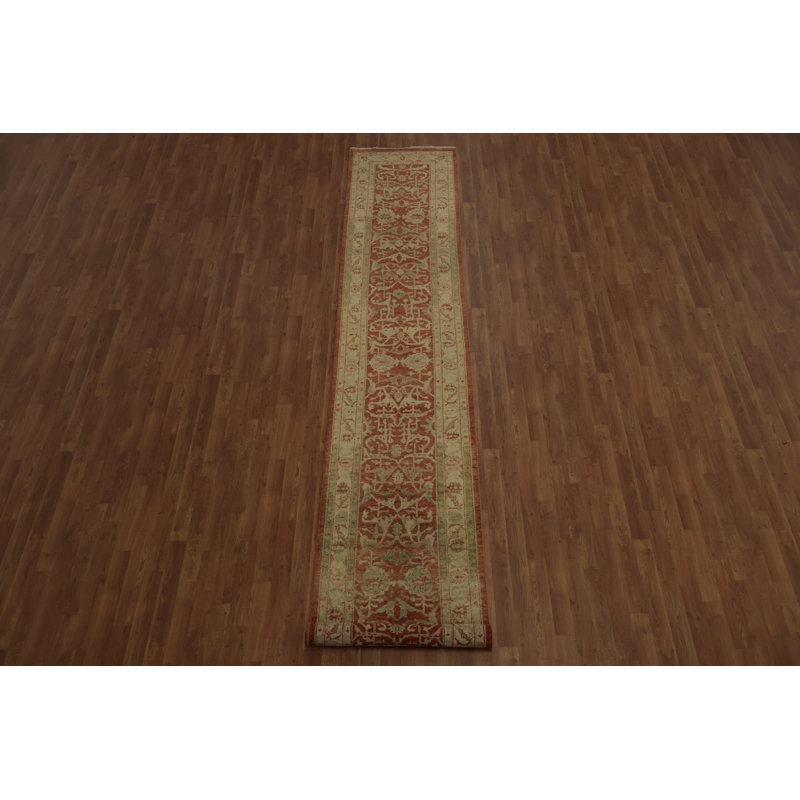 Tapis de couloir oriental Ornate Ziegler 3 x 13 parfait pour les couloirs