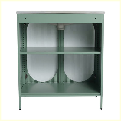 Meuble-lavabo autoportant moderne avec lavabo en céramique