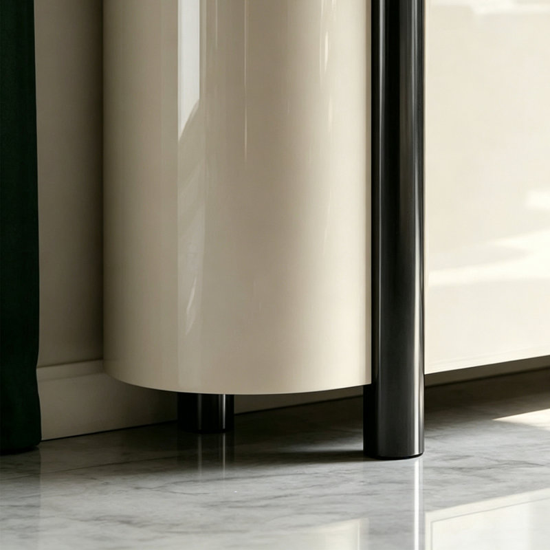 Modern Luxe Marble Top Storage Sideboard