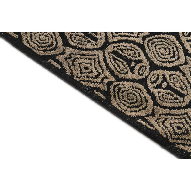 Tapis noir 9x12 Pham