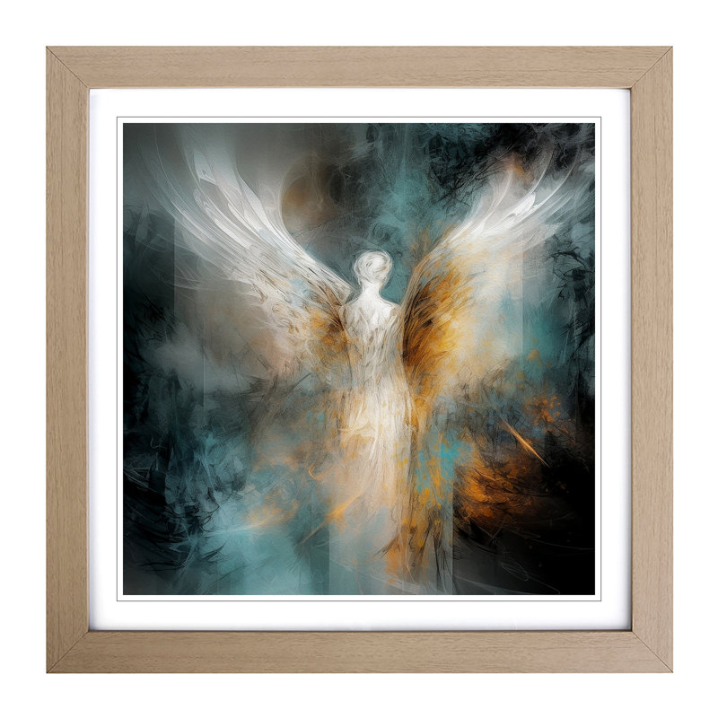Single Picture Frame Print on Wood, Oak