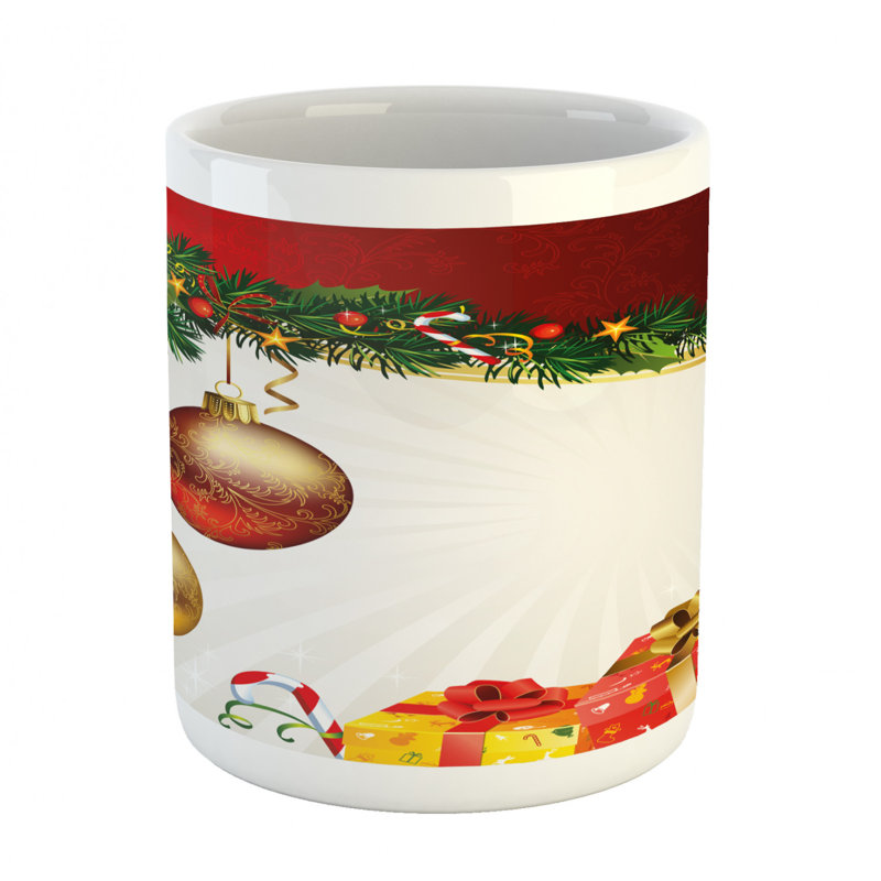 Grande tasse à café yule réveillon