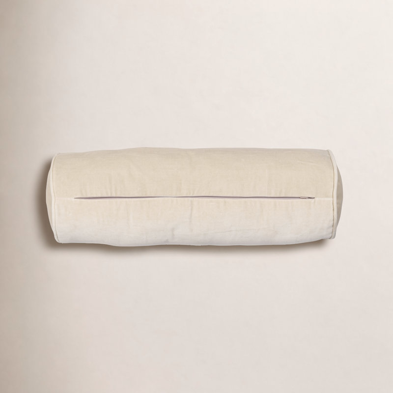 Deane Bolster Accent Pillow, Oatmeal, Polyester/Pollyfill
