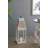 Set Of 2 Ramsey Garden Lanterns, L:10.5X10.5X32"  S:8X8x25"