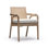 Fauteuil en cuir Delray