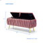 Banc de rangement, repose-pieds rembourré pour la maison-1066119073