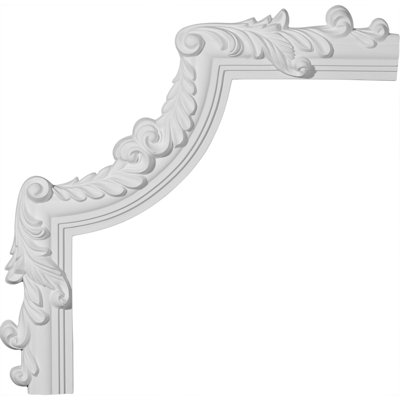 15"W x 15"H x 3/4"P Hillsborough Panel Moulding Corner