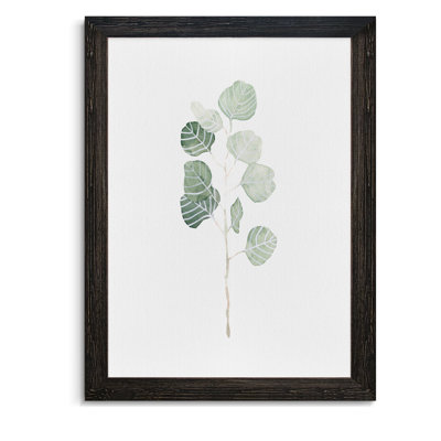 Reproduction d’art sur toile encadrée d’eucalyptus doux