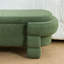 Grand pouf de rangement, banc moderne en bois chenille de 124 cm pour la maison-557001193